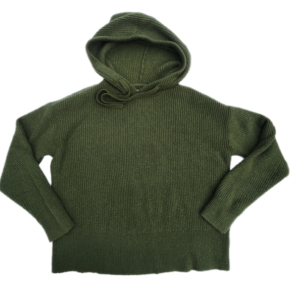 Lucky Brand Knit Sweater; size small; army green - Picture 1 of 9